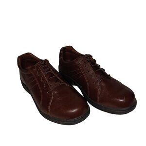 P.W. Minor Soho Shoes Mens Brown Leather Comfort Shoes Slip Resistant Size 8.5 M
